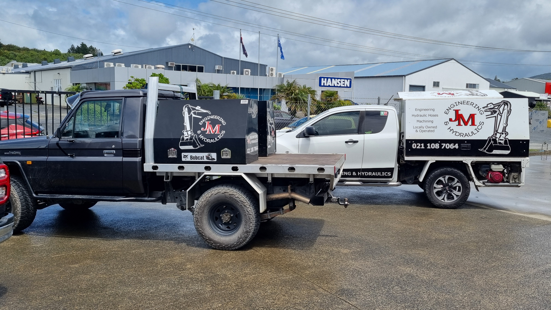 JM Engineering truck mounted crane servicing Northland