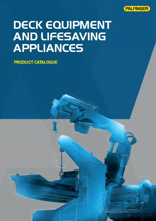 DECK EQUIPMENT AND LIFESAVING APPLIANCES Brochure