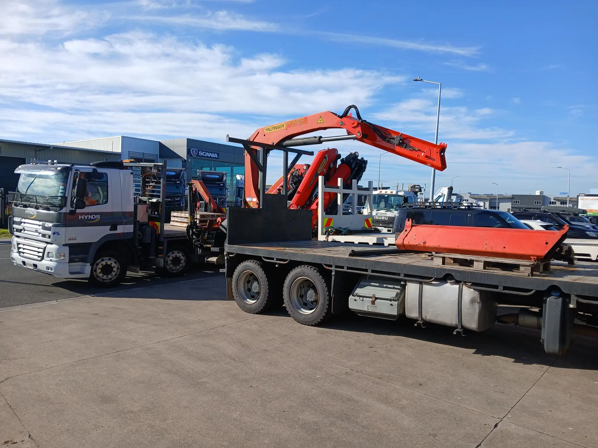 Power Hydraulics Mount Maunganui supporting PALFINGER customers